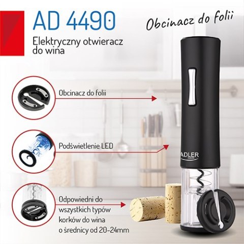 AD 4490 ELEKTRYCZNY OTWIERACZ DO WINA AD 4490 ELEKTRYCZNY OTWIERACZ DO WINA