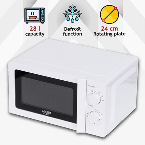 AD 6205 KUCHENKA MIKROFALOWA 20 L AD 6205 KUCHENKA MIKROFALOWA 20 L