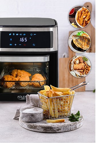AD 6309 PIEKARNIK BEZTŁUSZCZOWY 8 W 1 13 LITRÓW AD 6309 PIEKARNIK BEZTŁUSZCZOWY 8 W 1 13 LITRÓW
