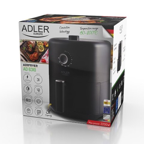 AD 6310 Frytkownica beztłuszczowa 3,0 l AD 6310 Frytkownica beztłuszczowa 3,0 l