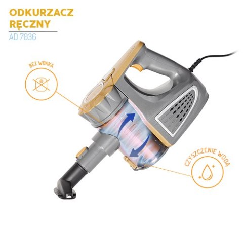 AD 7036 ODKURZACZ RĘCZNY - BEZWORKOWY AD 7036 ODKURZACZ RĘCZNY - BEZWORKOWY