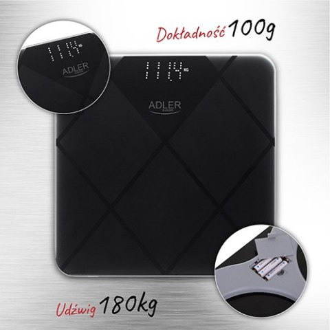 AD 8169 WAGA ŁAZIENKOWA - 180 KG AD 8169 WAGA ŁAZIENKOWA - 180 KG