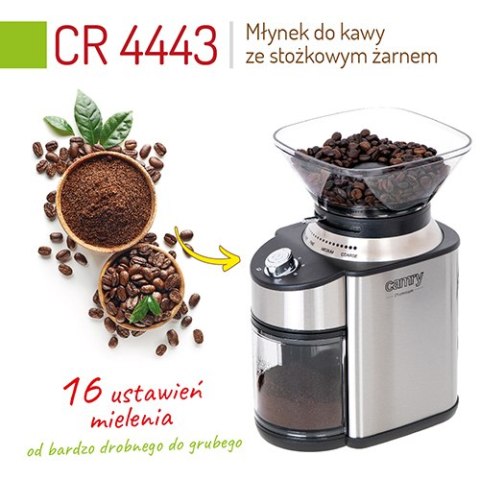 CR 4443 MŁYNEK DO KAWY ZE STOŻKOWYM ŻARNEM CR 4443 MŁYNEK DO KAWY ZE STOŻKOWYM ŻARNEM