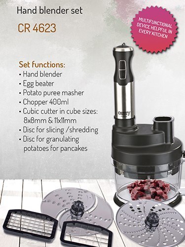 CR 4623 BLENDER RĘCZNY ZESTAW 1600W CR 4623 BLENDER RĘCZNY ZESTAW 1600W