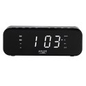 AD 1192 BLACK RADIOBUDZIK Z BEZ PRZEWODOWĄ ŁADOWARKĄ I FM