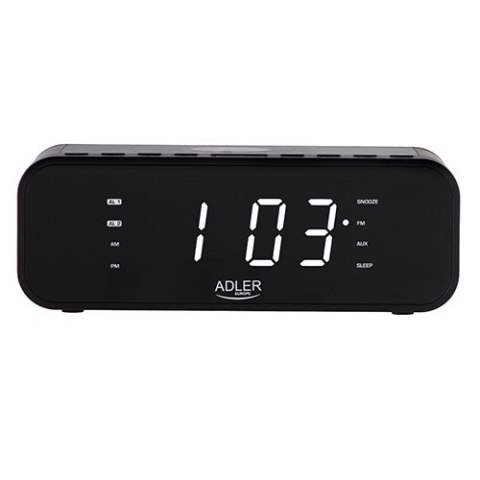 AD 1192 BLACK RADIOBUDZIK Z BEZ PRZEWODOWĄ ŁADOWARKĄ I FM AD 1192 BLACK RADIOBUDZIK Z BEZ PRZEWODOWĄ ŁADOWARKĄ I FM