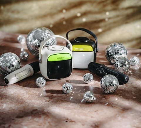 AD 1199 WHITE GŁOŚNIK DO KARAOKE Z MIKROFONEM - SD/USB/AUx/BLUETOOTH AD 1199 WHITE GŁOŚNIK DO KARAOKE Z MIKROFONEM - SD/USB/AUx/BLUETOOTH