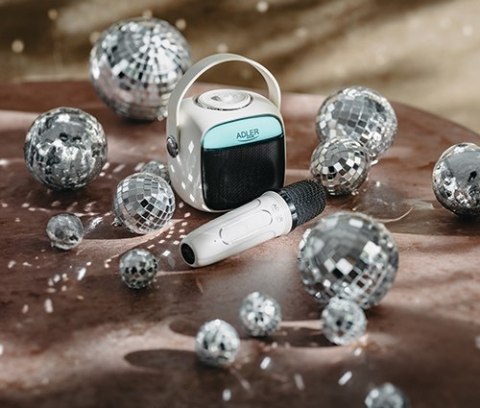 AD 1199 WHITE GŁOŚNIK DO KARAOKE Z MIKROFONEM - SD/USB/AUx/BLUETOOTH AD 1199 WHITE GŁOŚNIK DO KARAOKE Z MIKROFONEM - SD/USB/AUx/BLUETOOTH