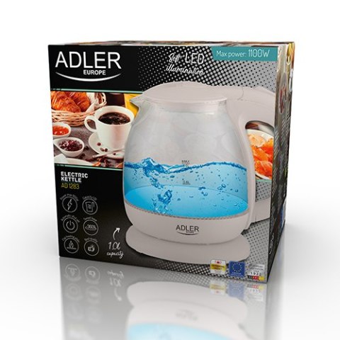 AD 1283 CREAM CZAJNIK SZKLANY 1,0L AD 1283 CREAM CZAJNIK SZKLANY 1,0L