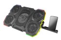 EGC107 ES PERANZA  PODSTAWKA CHŁODZĄCA GAMING  POD NOTEBOOK LED RGB BREVA