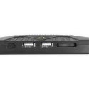 EGC107 ES PERANZA  PODSTAWKA CHŁODZĄCA GAMING  POD NOTEBOOK LED RGB BREVA