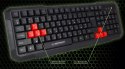 EGK102RUA ES PERANZA KLAWIATURA  PRZEWOD. GAMING USB AS PIS CZERWONA UA