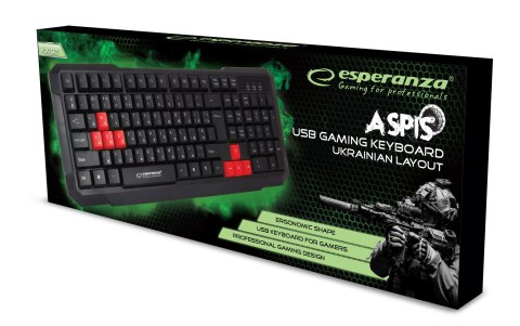 EGK102RUA ES PERANZA KLAWIATURA PRZEWOD. GAMING USB AS PIS CZERWONA UA EGK102RUA ES PERANZA KLAWIATURA PRZEWOD. GAMING USB AS PIS CZERWONA UA