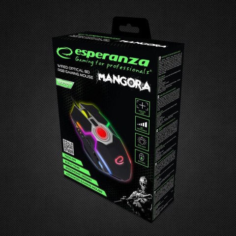 EGM701 ES PERANZA MYSZ PRZEWOD. GAMING LED RGB 8D O PT. USB MANGORA EGM701 ES PERANZA MYSZ PRZEWOD. GAMING LED RGB 8D O PT. USB MANGORA