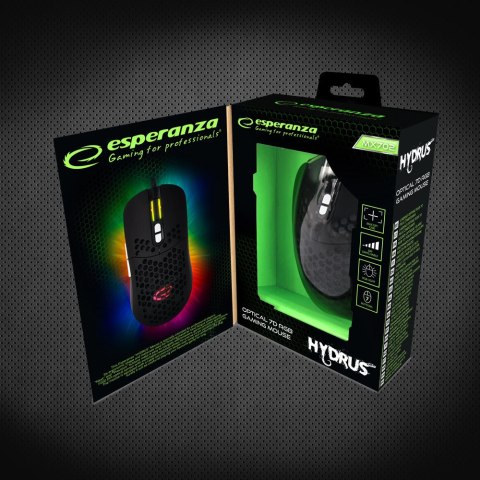 EGM702 ES PERANZA MYSZ PRZEWOD. GAMING LED RGB 7D O PT. USB HYDRUS EGM702 ES PERANZA MYSZ PRZEWOD. GAMING LED RGB 7D O PT. USB HYDRUS