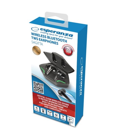 EH231K ES PERANZA SŁUCHAWKI DOUSZNE BLUETOOTH TWS SAGITTA EH231K ES PERANZA SŁUCHAWKI DOUSZNE BLUETOOTH TWS SAGITTA