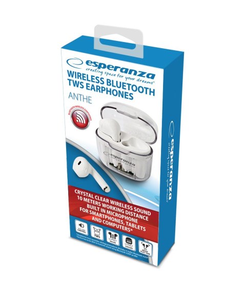 EH237W ES PERANZA SŁUCHAWKI DOUSZNE BLUETOOTH TWS ANTHE EH237W ES PERANZA SŁUCHAWKI DOUSZNE BLUETOOTH TWS ANTHE