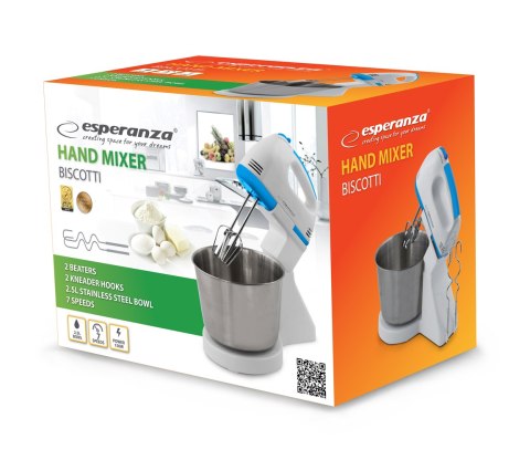 EKM019WB ES PERANZA MIKSER Z MISĄ BISCOTTI EKM019WB ES PERANZA MIKSER Z MISĄ BISCOTTI