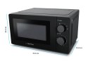 EKO011K ES PERANZA KUCHENKA MIKROFALOWA ESTOFADO CZARNA