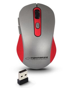 EM131R ES PERANZA MYSZ BEZ PRZ. 2.4GHZ 6D O PT. USB ADARA CZERWONA