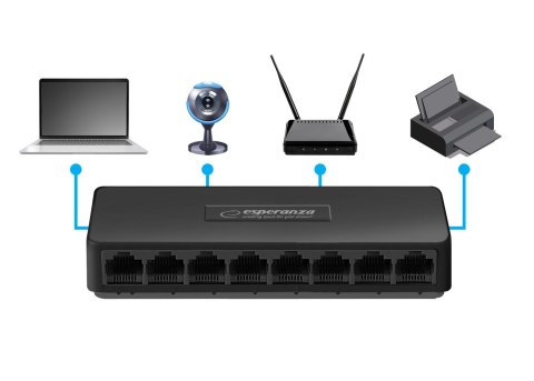 ENS102 ES PERANZA SWITCH 8- PORTOWY 10/100 DRACO ENS102 ES PERANZA SWITCH 8- PORTOWY 10/100 DRACO