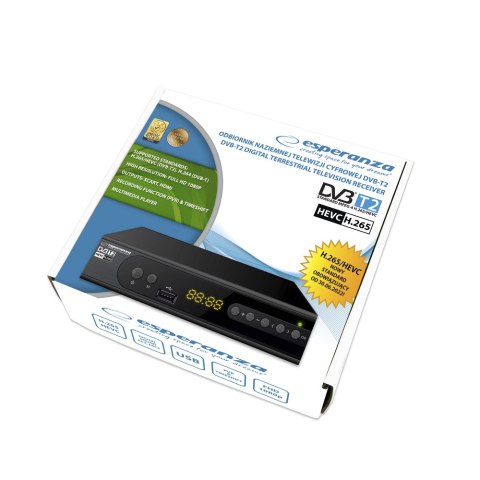 EV106R ES PERANZA TUNER/DEKODER CYFROWY DVB-T2 H.265/HEVC EV106R EV106R ES PERANZA TUNER/DEKODER CYFROWY DVB-T2 H.265/HEVC EV106R