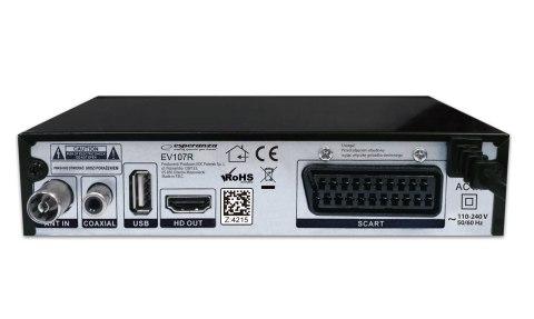 EV107R ES PERANZA TUNER/DEKODER CYFROWY DVB-T2 H.265/HEVC EV107R EV107R ES PERANZA TUNER/DEKODER CYFROWY DVB-T2 H.265/HEVC EV107R