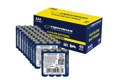EZB117 ES PERANZA BATERIE ALKALICZNE AAA 4SZT ZGRZEWKA EZB117 ES PERANZA BATERIE ALKALICZNE AAA 4SZT ZGRZEWKA