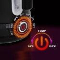 AD 1295 BLACK CZAJNIK METALOWY 1,7L Z LCD & REGULACJĄ TEM PERATURY