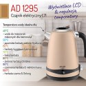 AD 1295 GOLD CZAJNIK METALOWY 1,7L Z LCD & REGULACJĄ TEM PERATURY