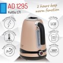 AD 1295 GOLD CZAJNIK METALOWY 1,7L Z LCD & REGULACJĄ TEM PERATURY