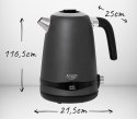 AD 1295 GREY CZAJNIK METALOWY 1,7L Z LCD & REGULACJĄ TEM PERATURY