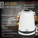 AD 1295 WHITE CZAJNIK METALOWY 1,7L Z LCD & REGULACJĄ TEM PERATURY