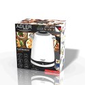 AD 1295 WHITE CZAJNIK METALOWY 1,7L Z LCD & REGULACJĄ TEM PERATURY