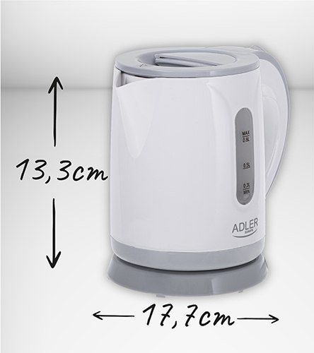 AD 1371 grey Czajnik plastikowy 0,8 l AD 1371 grey Czajnik plastikowy 0,8 l