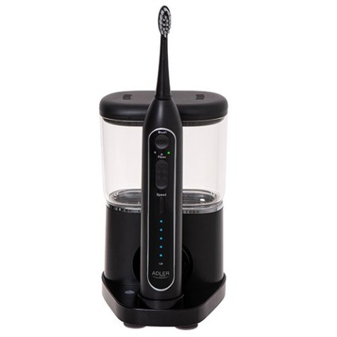 AD 2180 BLACK SZCZOTECZKA SONICZNA Z IRYGATOREM 2 W 1 AD 2180 BLACK SZCZOTECZKA SONICZNA Z IRYGATOREM 2 W 1