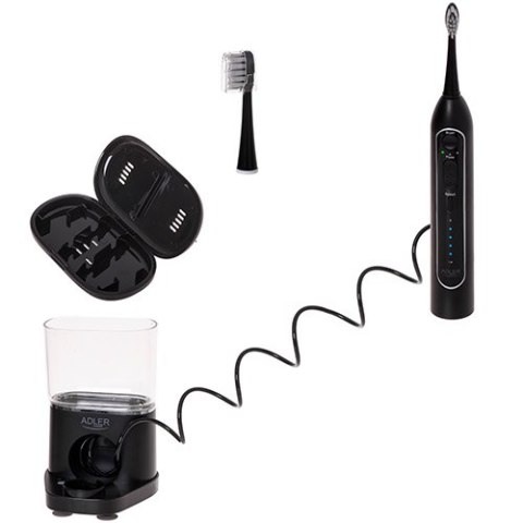 AD 2180 BLACK SZCZOTECZKA SONICZNA Z IRYGATOREM 2 W 1 AD 2180 BLACK SZCZOTECZKA SONICZNA Z IRYGATOREM 2 W 1