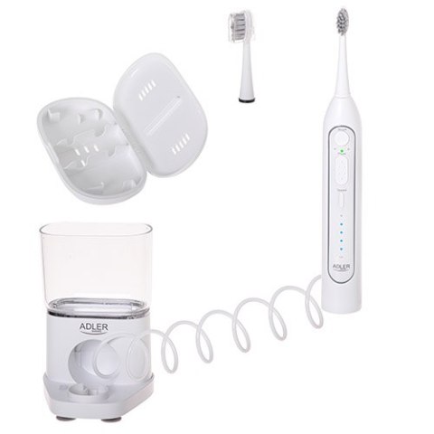 AD 2180 WHITE SZCZOTECZKA SONICZNA Z IRYGATOREM 2 W 1 AD 2180 WHITE SZCZOTECZKA SONICZNA Z IRYGATOREM 2 W 1
