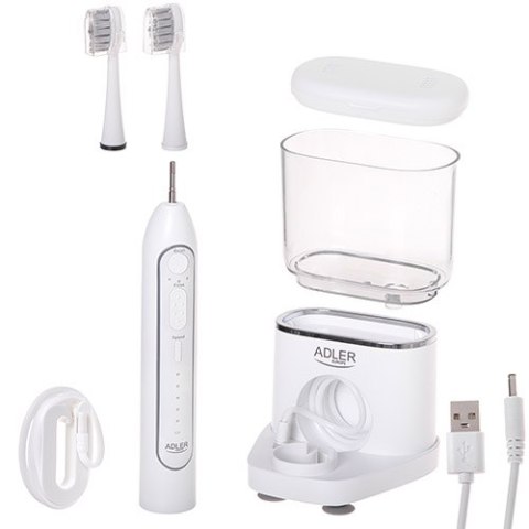 AD 2180 WHITE SZCZOTECZKA SONICZNA Z IRYGATOREM 2 W 1 AD 2180 WHITE SZCZOTECZKA SONICZNA Z IRYGATOREM 2 W 1
