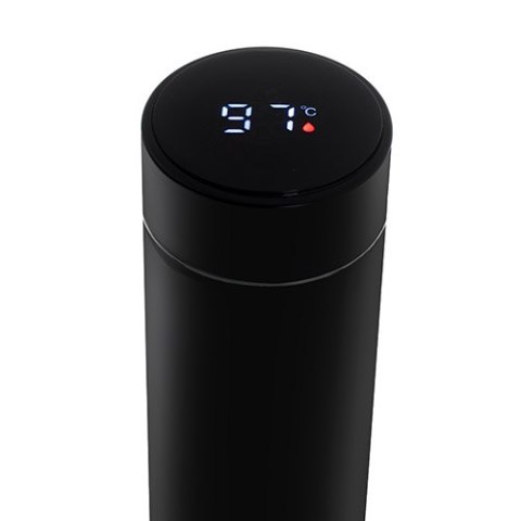 AD 4506 BLACK TERMOS LED 473ML CZARNY AD 4506 BLACK TERMOS LED 473ML CZARNY