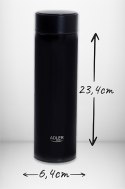 AD 4506 BLACK TERMOS LED 473ML CZARNY