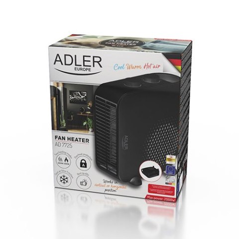 AD 7725 BLACK TERMOWENTYLATOR AD 7725 BLACK TERMOWENTYLATOR
