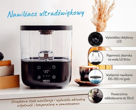 CR 7973 BLACK NAWILŻACZ ULTRADŹWIĘKOWY CR 7973 BLACK NAWILŻACZ ULTRADŹWIĘKOWY