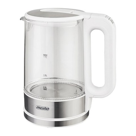 MS 1301 WHITE CZAJNIK SZKLANY 1,7 L Z REGULACJĄ TEM P. MS 1301 WHITE CZAJNIK SZKLANY 1,7 L Z REGULACJĄ TEM P.