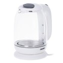MS 1302 WHITE CZAJNIK SZKLANY 1,7 L