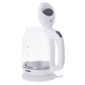 MS 1302 WHITE CZAJNIK SZKLANY 1,7 L