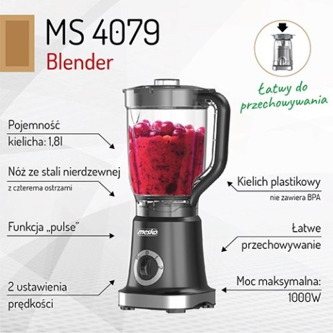 MS 4079 BLACK BLENDER KIELICHOWY MS 4079 BLACK BLENDER KIELICHOWY