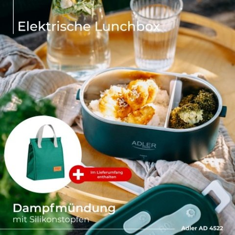 AD 4522 green Pojemnik na żywność z torbą termiczną AD 4522 green Pojemnik na żywność z torbą termiczną
