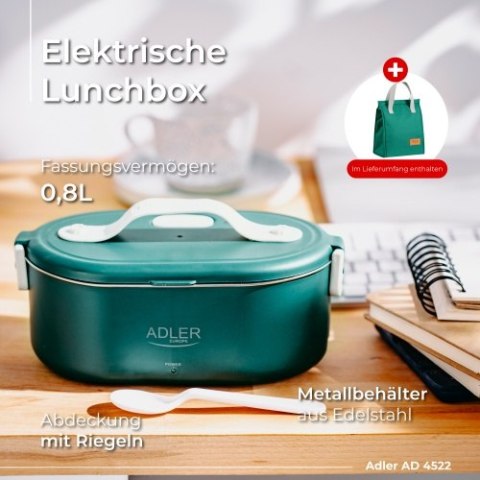 AD 4522 green Pojemnik na żywność z torbą termiczną AD 4522 green Pojemnik na żywność z torbą termiczną