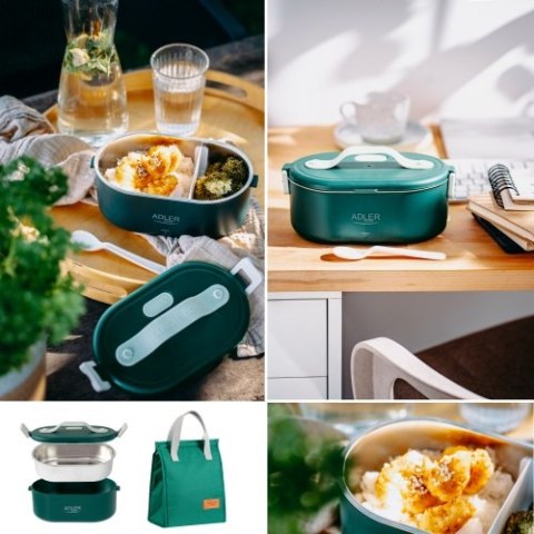AD 4522 green Pojemnik na żywność z torbą termiczną AD 4522 green Pojemnik na żywność z torbą termiczną